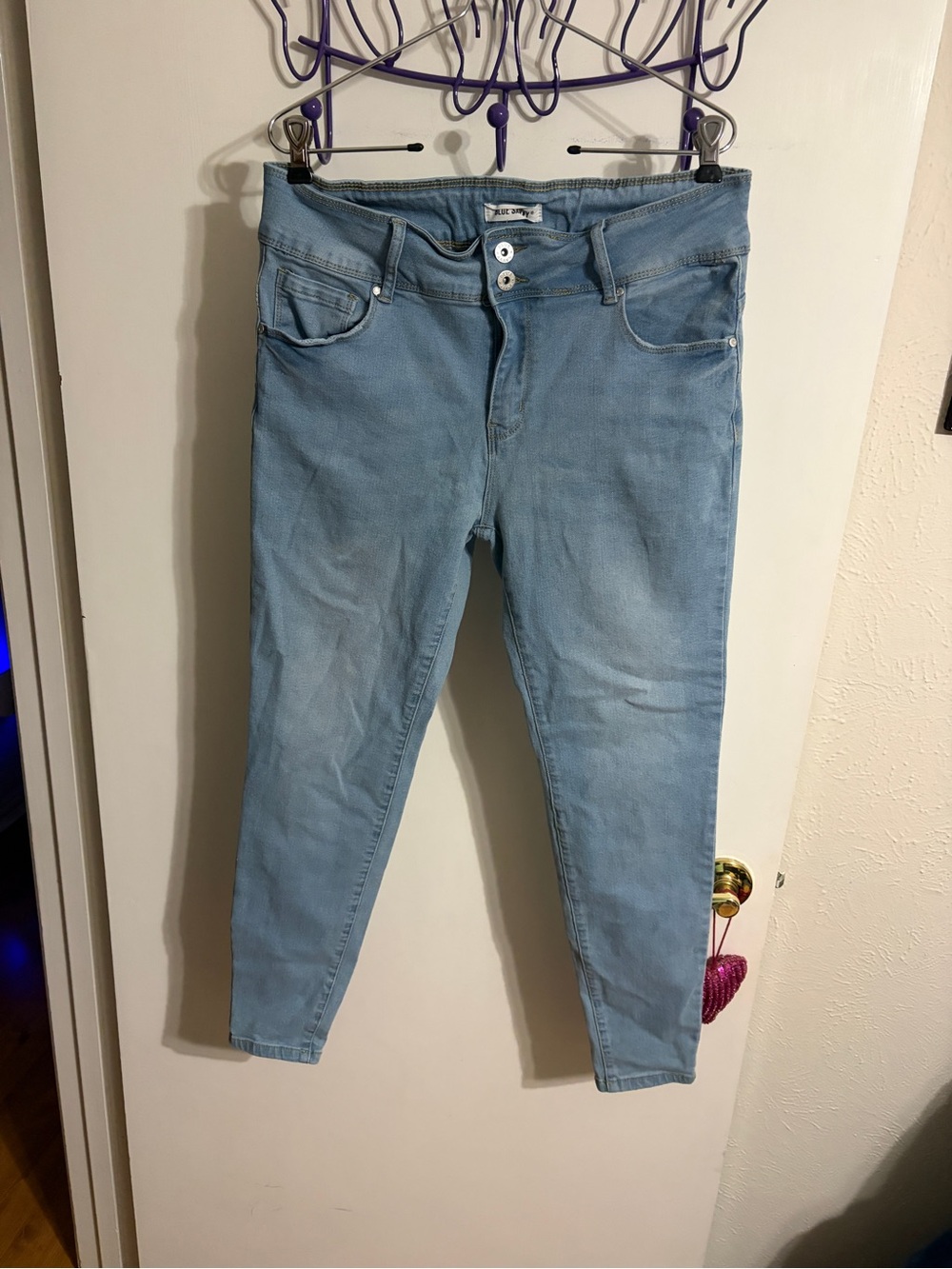 💜 13/31 Blue Savvy Light Blue Skinny Women’s Jeans